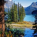 Canada 20 Maligne Lake Spirit Island 19